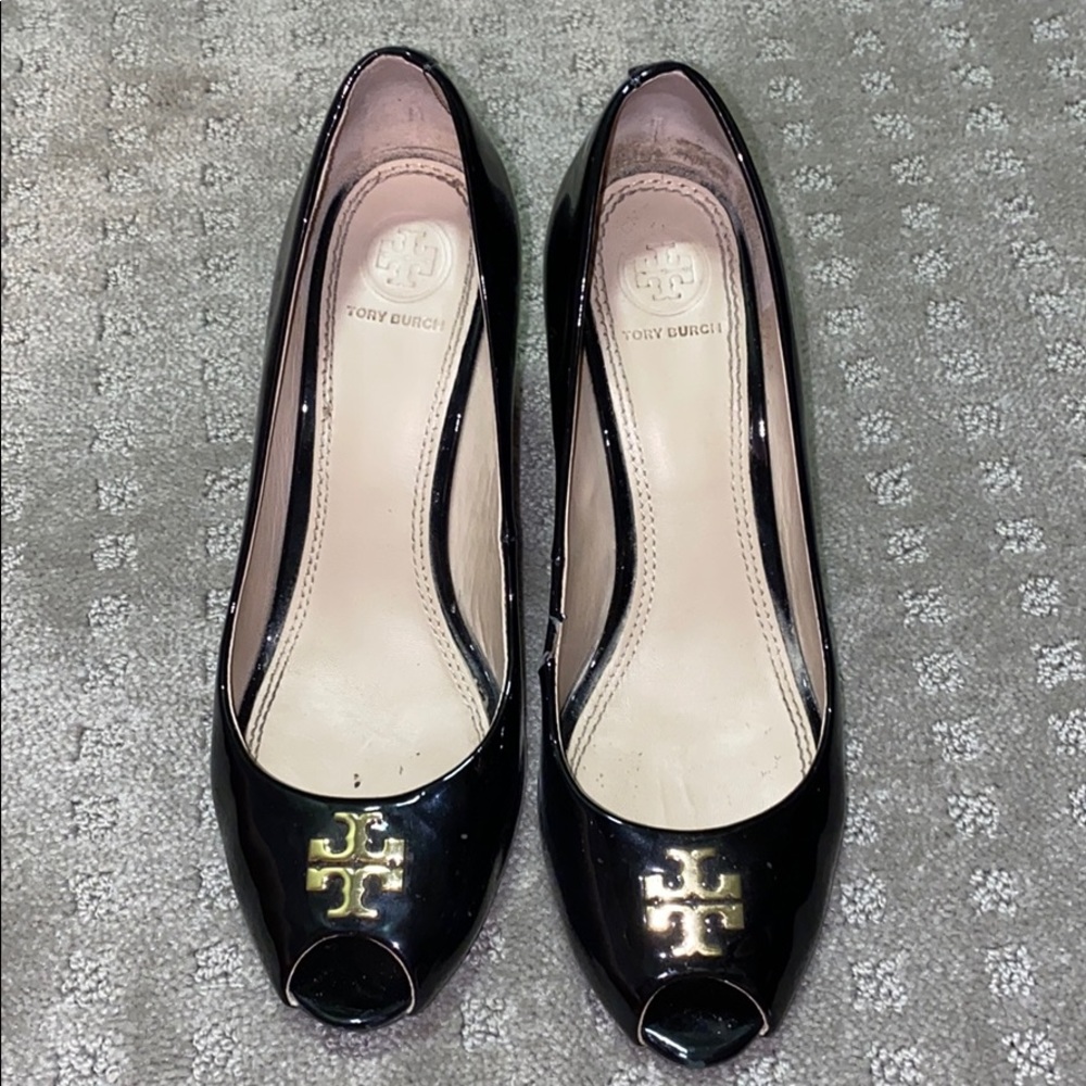 Tory Burch wedges signs of wear